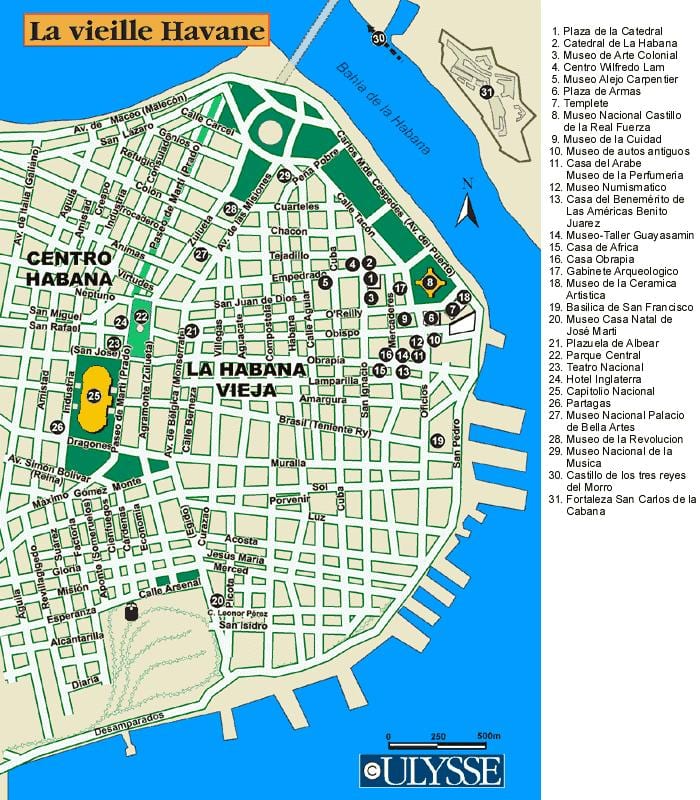 bản đồ của Havana cổng bản đồ
