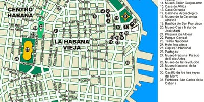 Bản đồ của Havana cổng bản đồ